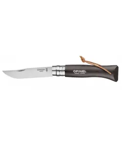 Opinel Trekking Nr 8 Stainless Steel, Dark Brown