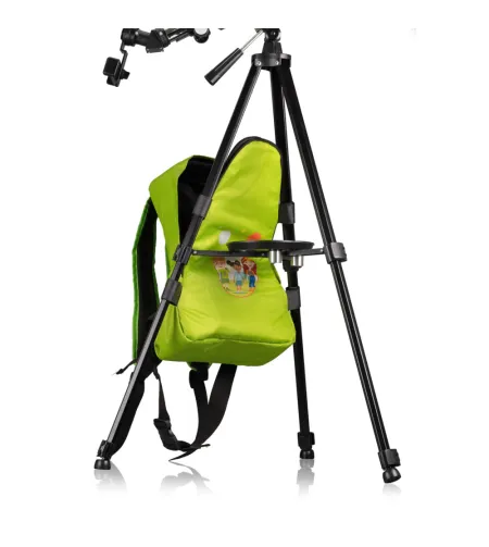 Телескоп-рефрактор BRESSER JUNIOR 70/400 с рюкзаком, зеленый