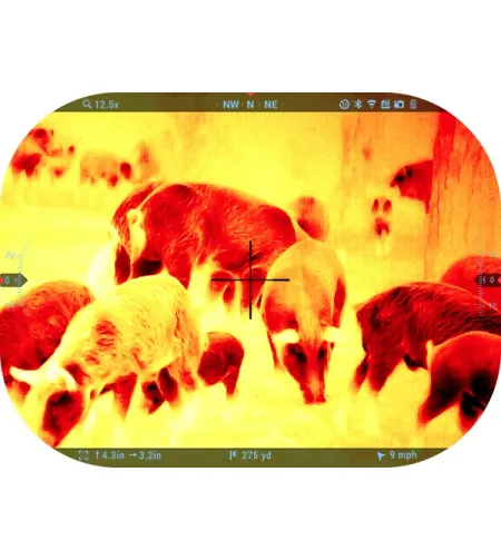 Šiluminis taikiklis MARS 5 EVO LRF 320 4-16x 12 Smart HD ATN