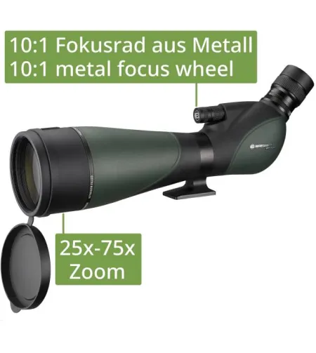 Stebėjimo monoklis BRESSER Pirsch 25-75x100 gen. II