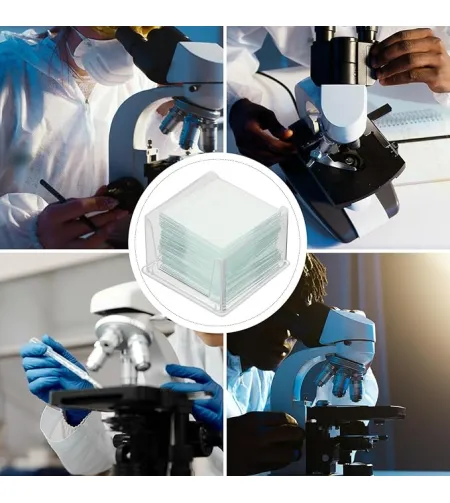 100 шт. покровных стекол 20x20 мм