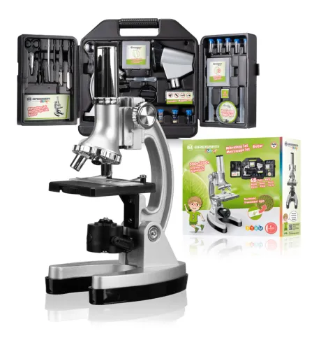 Microscope Bresser Junior Biotar 300x-1200x with experiment kit