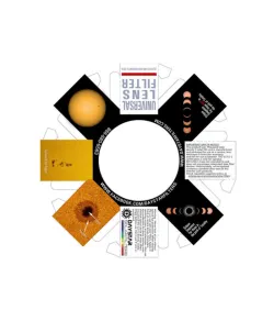 DayStar saulės filtras su baltos šviesos universaliu lęšiu (65–89 mm)