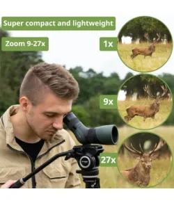 Подзорная труба BRESSER Pirsch 9-27x56 второго поколения с фокусировкой по трубке.