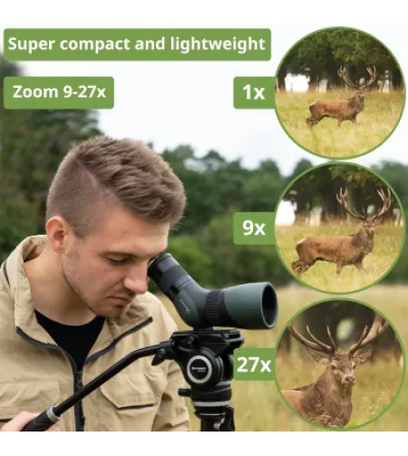 Подзорная труба BRESSER Pirsch 9-27x56 второго поколения с фокусировкой по трубке.