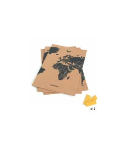 Miss Wood Puzzle Map M - Black