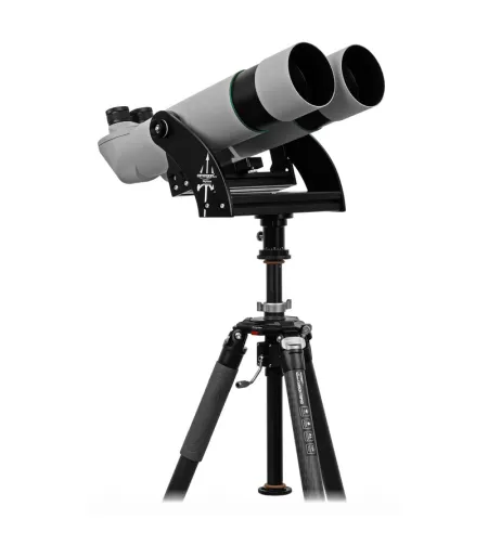 Omegon Brightsky 26x82 90&deg; binoculars including Neptune fork mount with centre column and