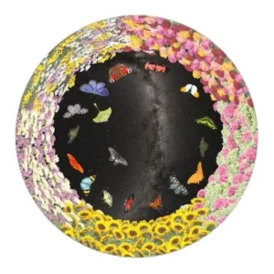 Flowers and Butterflies Astrial Disk