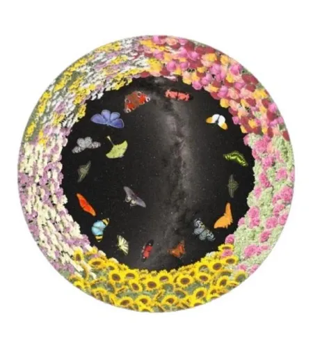 Flowers and Butterflies Astrial Disk