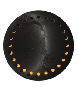 Annular Solar Eclipse Astrial disk