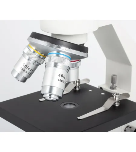 Motic Microscope SFC-100 FLED, mono, DIN, achromatic, 40x-400x, LED, battery
