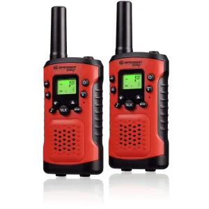 BRESSER JUNIOR Walkie-Talkies Set of 2 with Long Range of up to 6 km and Hands-Free Functi