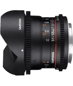 Samyang 12mm T3.1 VDSLR ED AS NCS Fish-Eye Fuji X