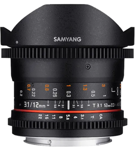 Samyang 12mm T3.1 VDSLR ED AS NCS Fish-Eye Pentax