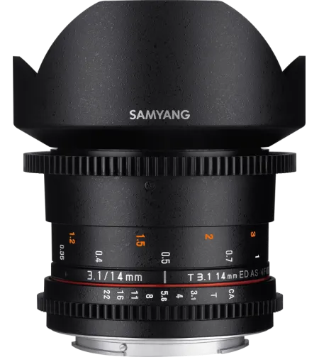 Samyang 14mm T3.1 VDSLR ED AS IF UMC II Sony A