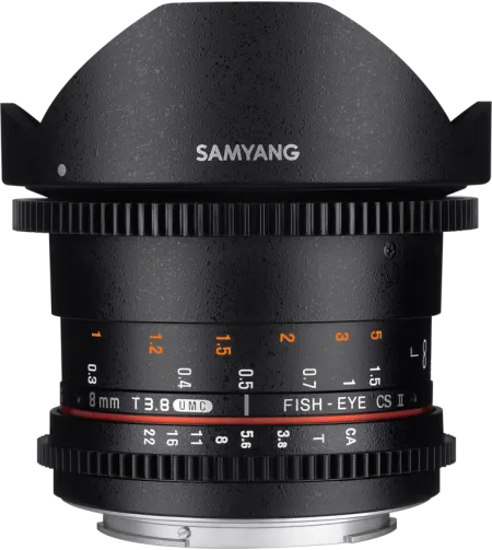 Samyang 8mm T3.8 VDSLR UMC Fish-Eye CS II Nikon F