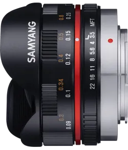 Samyang 7.5mm f/3.5 Fish-Eye MFT (Black)