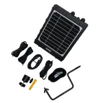 Burrel solar panel with internal battery