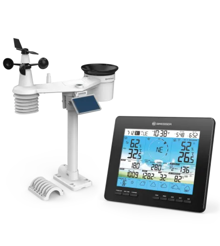 BRESSER 7-in-1 saules 6 dienu 4CAST PRO Wi-Fi Weather Centre