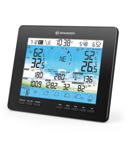 BRESSER 7-in-1 saules 6 dienu 4CAST PRO Wi-Fi Weather Centre