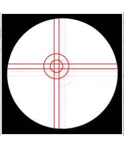 Omegon Illuminated crosshair eyepiece, Plössl 9mm