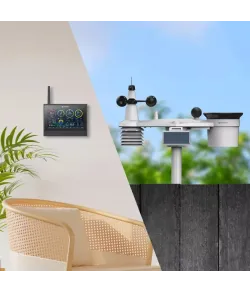 BRESSER 9-in-1 MeteoChamp HD WiFi laika stacija