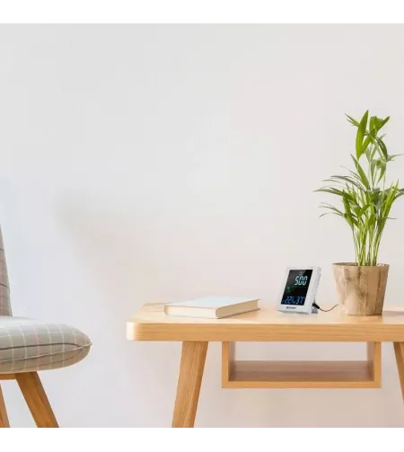 BRESSER CO² gaisa kvalitātes monitors Smile white