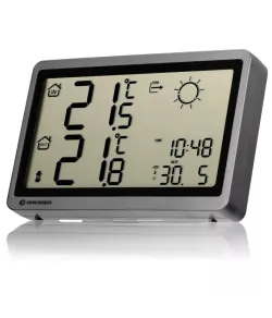 BRESSER Home Weather Station MeteoTemp HZ anthracite