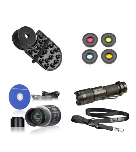 Стартовый комплект телескопа BRESSER Automatik 80/400 Goto