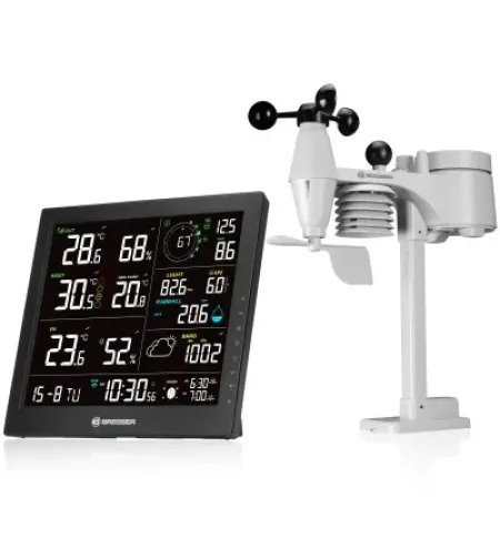 BRESSER 8-in-1 MeteoTemp JW Wi-Fi Home Weather Station