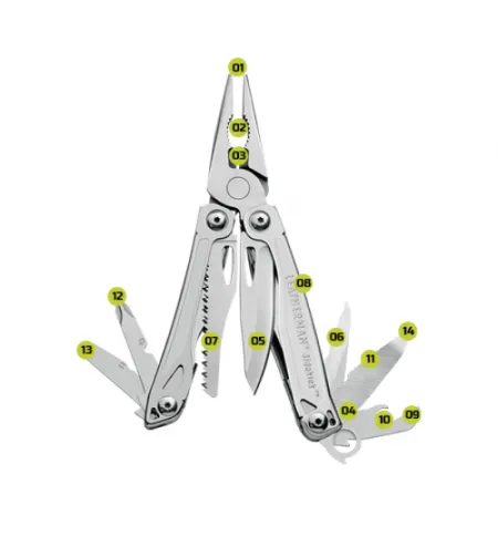Leatherman SIDEKICK Instruments Ar Maciņu (Multi Tool)