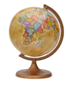 Globe 16 cm RETRO Political (RU)