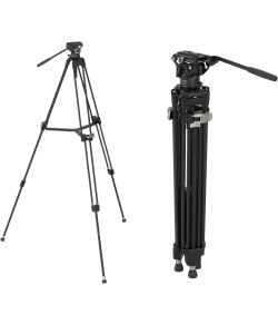 SmallRig 4163 Heavy-Duty Aluminium Video Tripod Kit FreeBlazer AD-80
