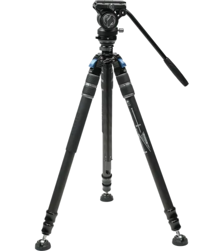 Sirui One Step Height Adjustment Carbon Video Tripod Kit SVS60 + S3