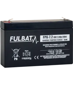 Аккумулятор FULBAT AGM-FP 6V-7.2Ah