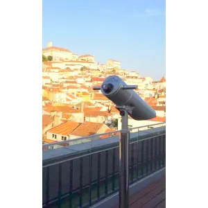 Non-coin operated observation telescope 25x100mm