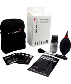 Kite lens cleaning kit