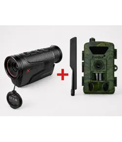 Nocpix Thermal imaging camera Lumi P13 + Levenhuk Trap LTE10 Trail Camera