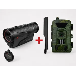 Nocpix Thermal imaging camera Lumi P13 + Levenhuk Trap LTE10 Trail Camera