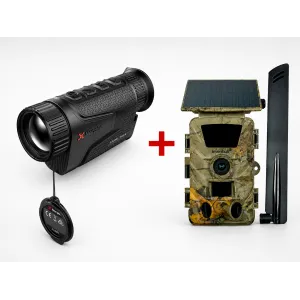 Nocpix Thermal imaging camera Lumi L19 + Levenhuk Trap LTE30 Trail Camera