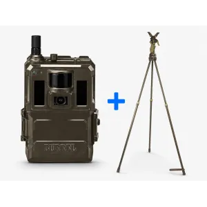 BURREL S22WA 4G 2K wireless trail camera 110&deg; + Primos Trigger Stick Gen III