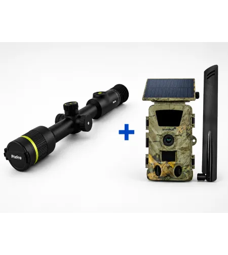 PIXFRA Pegasus P435 Pro 384x288, 35MM, 1x-8x, 50HZ,WI-FI thermal riflescope+Levenhuk LTE30