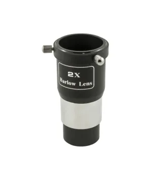 Lente Barlow ED De 2″ Para Telescopios Omegon, Duplica La Distancia Focal, Compatible Con 1.25″ Y 2″, óptica Con Revestimiento Multicapa Y Vidrio ED