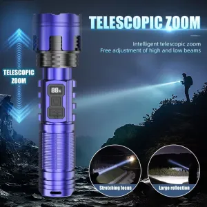 Super Bright Tactical LED Rechargeable Flashlight