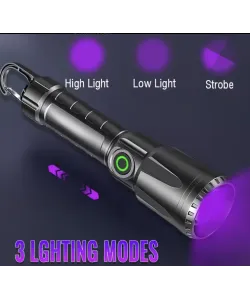 UV Ultra Violet LED Flashlight Blacklight Light 395 nM Inspection Lamp Torch