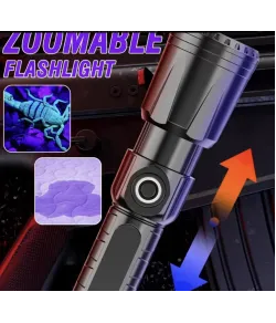 UV ultraviolett LED taskulamp 395 nM koos zoomiga