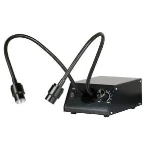LED double-armed floodlight for microscopes 3W gooseneck