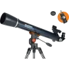 Celestron Astromaster LT 70AZ with Phone Adapter and Moon Filter
